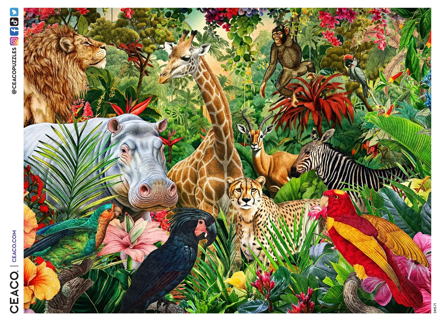 Ceaco Wild Ones puzzle 500 piese animale