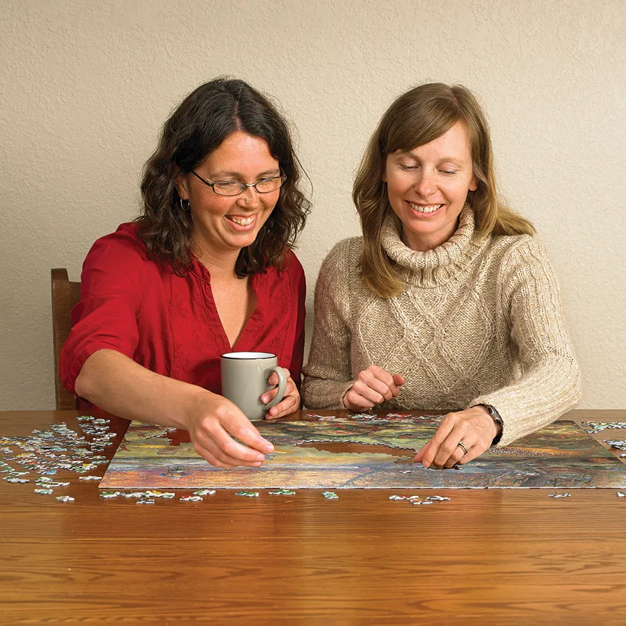 Cobble Hill Autumn Dream Day puzzle 1000 piese pescuit