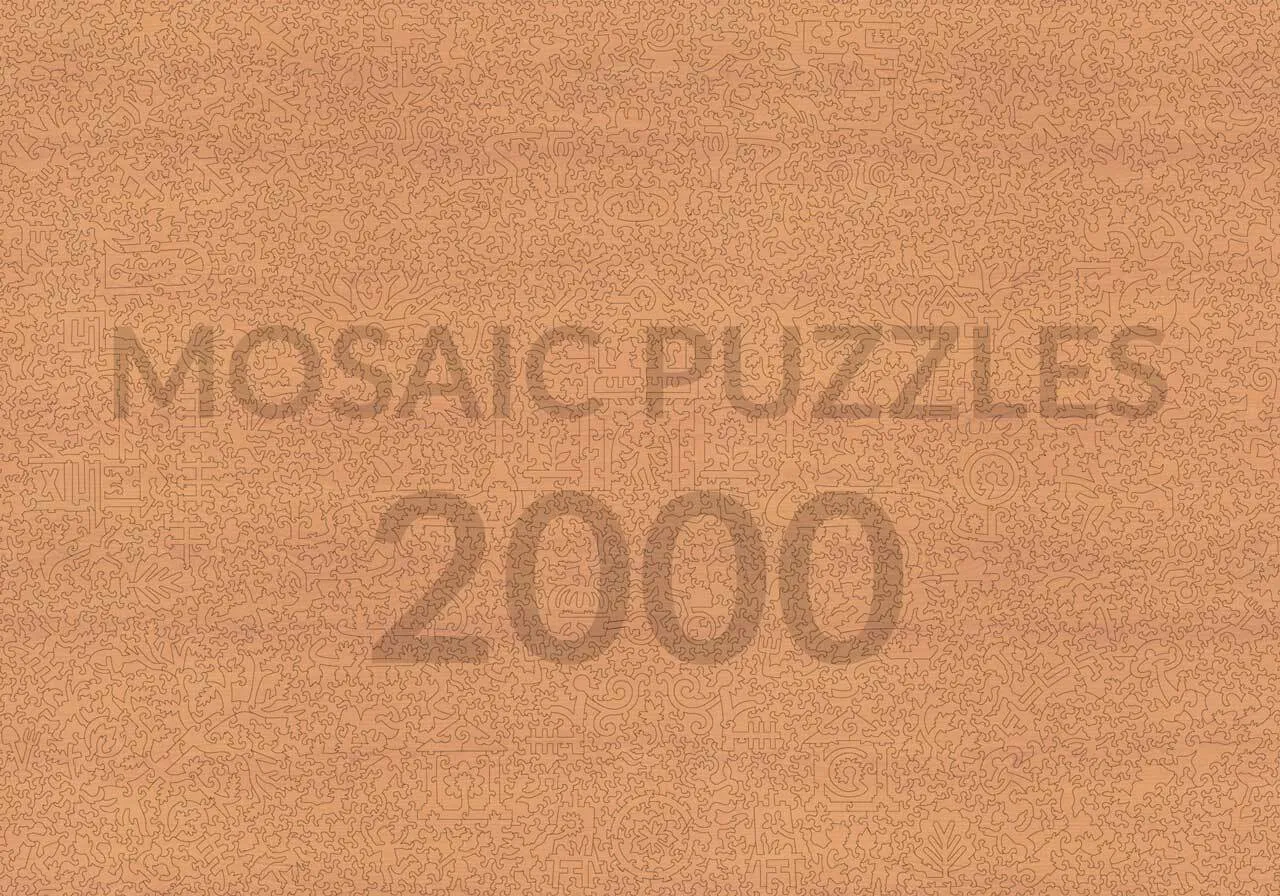 Mosaic Puzzles Autumn in Glass puzzle lemn 1000 piese floare