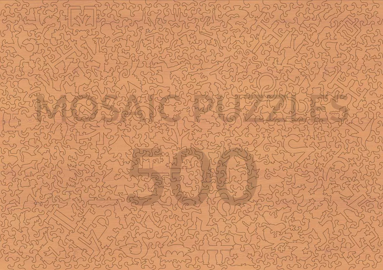 Mosaic Puzzles Twelve Days of Christmas puzzle lemn 500 piese