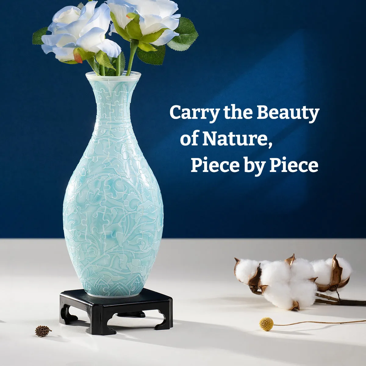PieceRelax Winter Grace S1043 vază puzzle 3D motiv iarnă