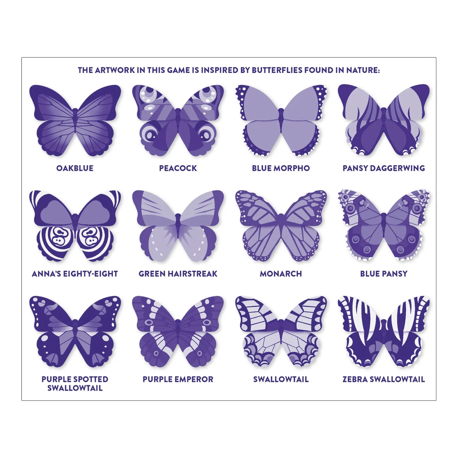 Mudpuppy Butterflies joc memory fluturi, 24 piese