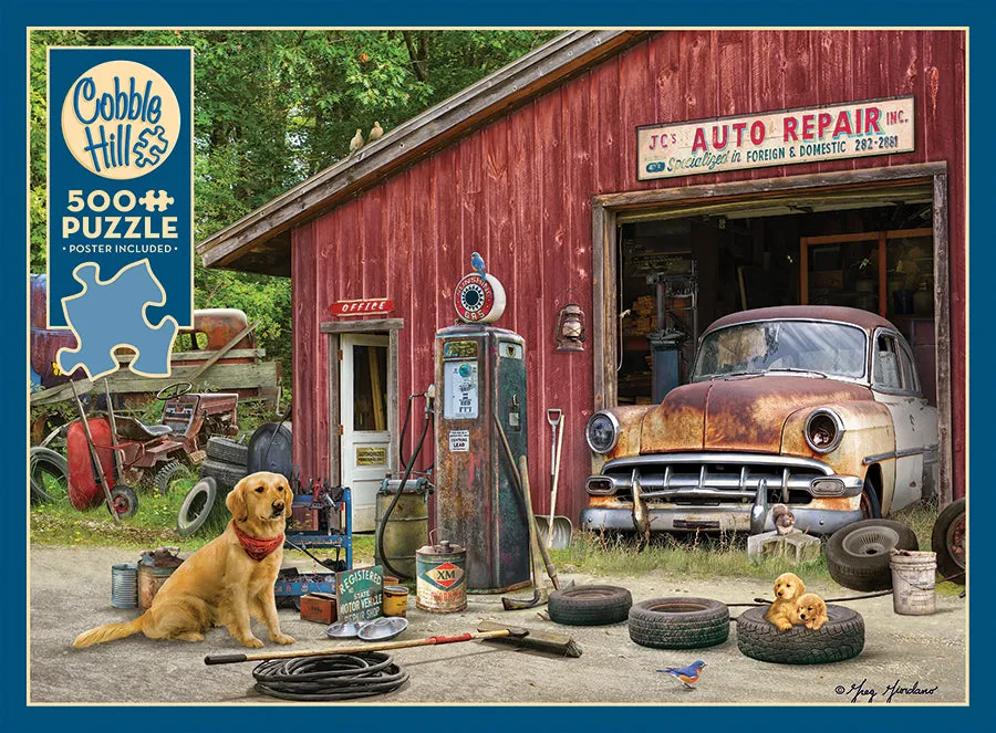 Cobble Hill Auto Repair puzzle 500 piese service auto