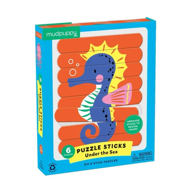 Mudpuppy Under the Sea Puzzle Sticks puzzle 24 bețe