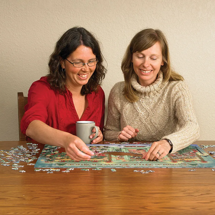 Cobble Hill Christmas Flower Shop puzzle 1000 piese Crăciun