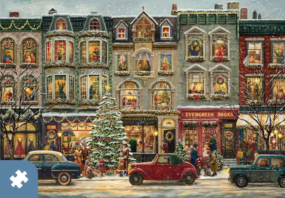 Mosaic Puzzles Window Stories Christmas puzzle 1000 piese iarna