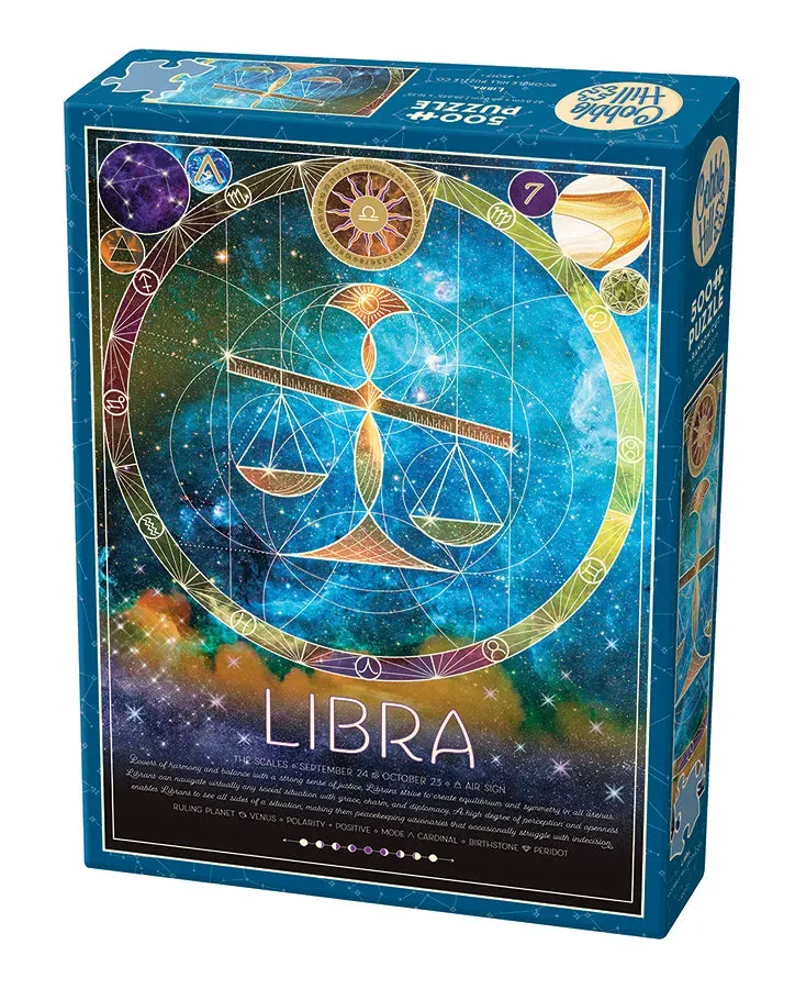 Cobble Hill Libra puzzle 500 piese zodiac