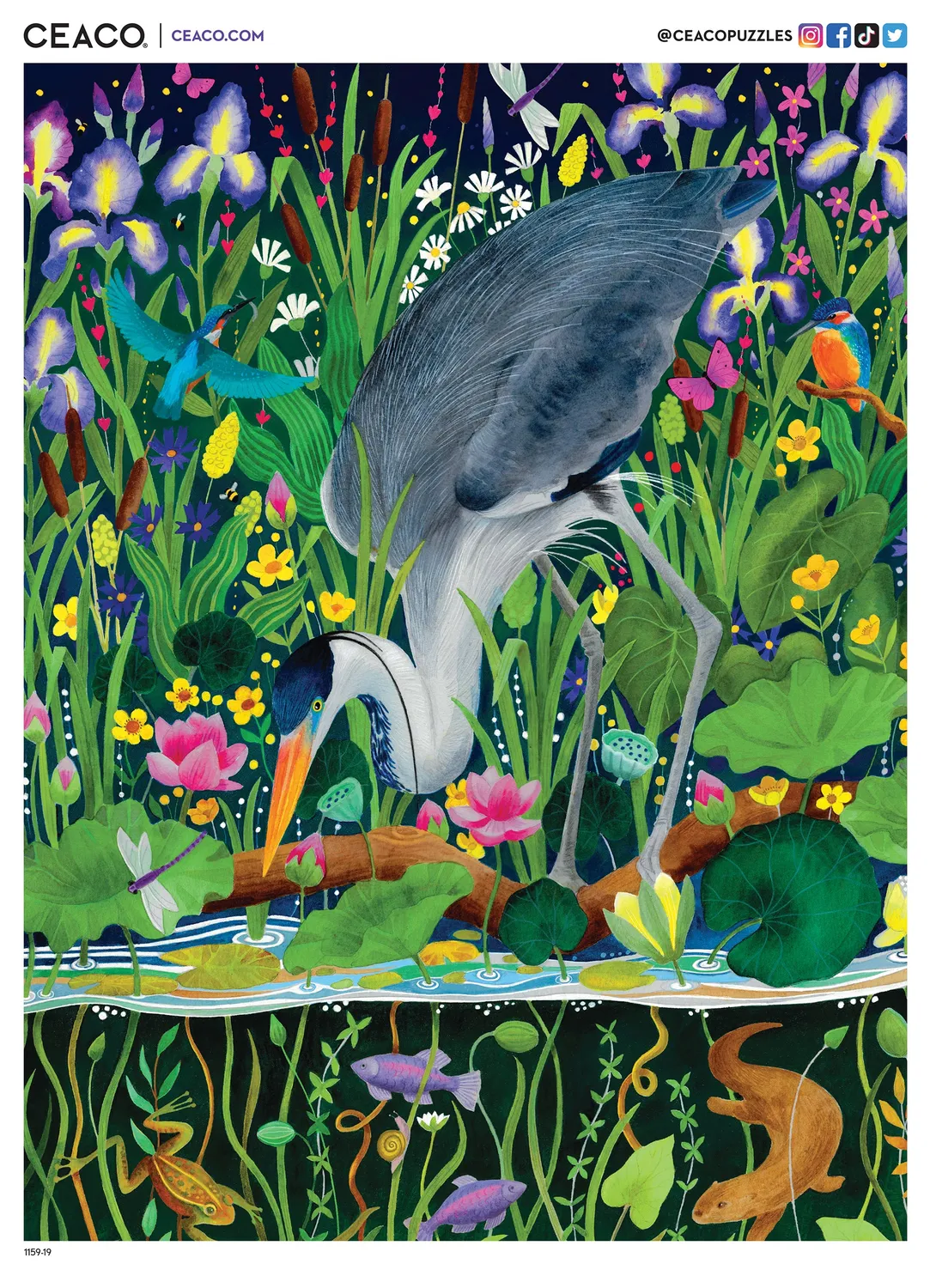 Ceaco Garden of Earthly Delights puzzle 750 piese fosforescent