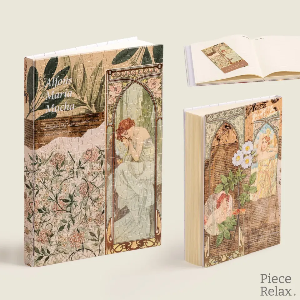 PieceRelax Puzzle Journal Times of Day YA1059 jurnal coperta puzzle