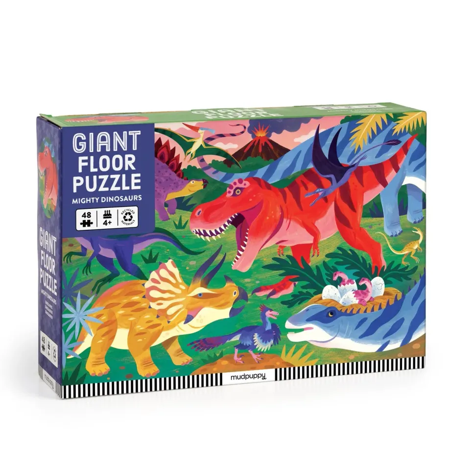 Mudpuppy Mighty Dinosaurs puzzle podea 48 piese gigant