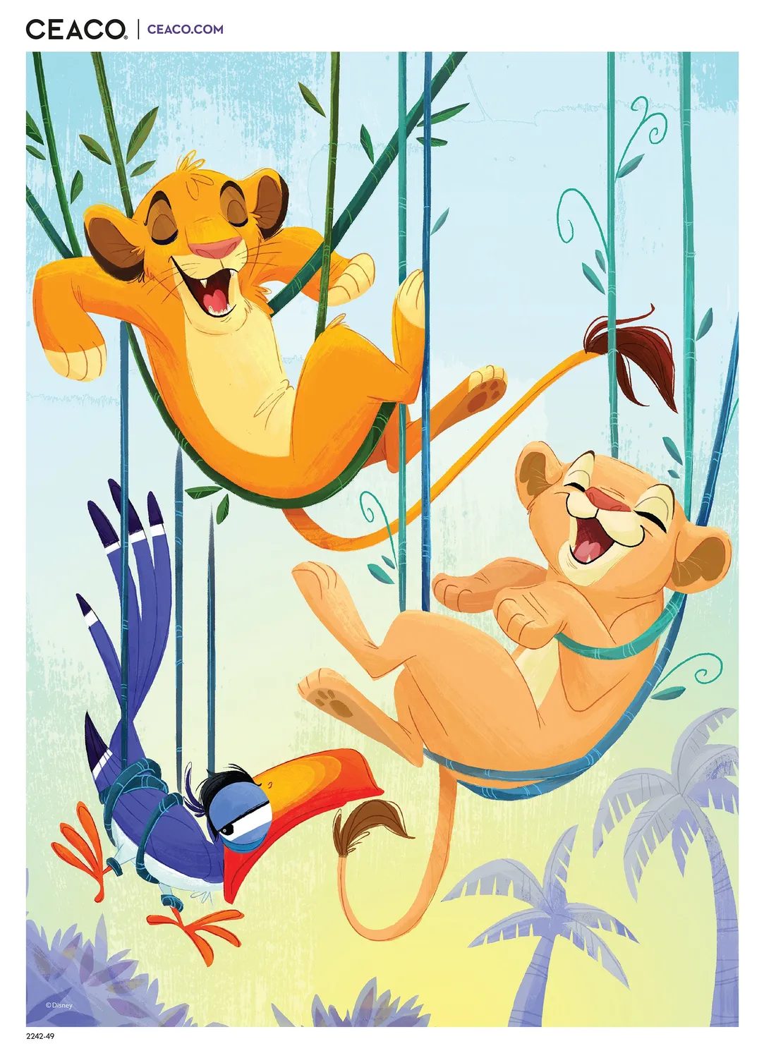 Ceaco Lion King Best Friends puzzle 200 piese copii