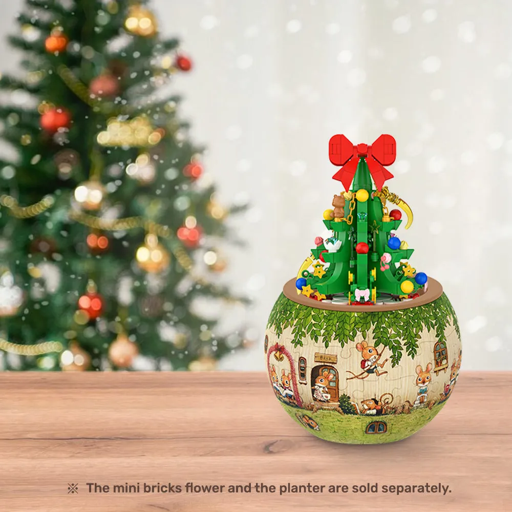 PieceRelax Mini Bricks Christmas Tree KZ1216 set brad 3D mic