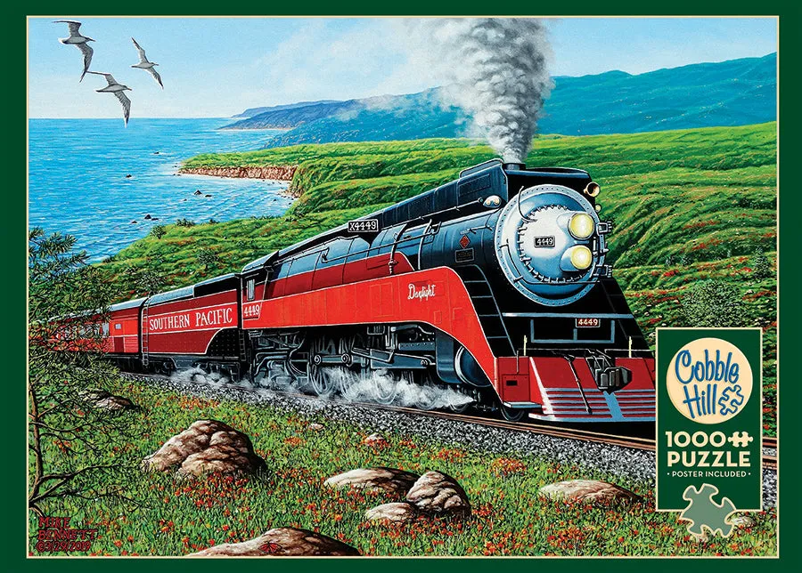 Cobble Hill Southern Pacific puzzle 1000 piese tren