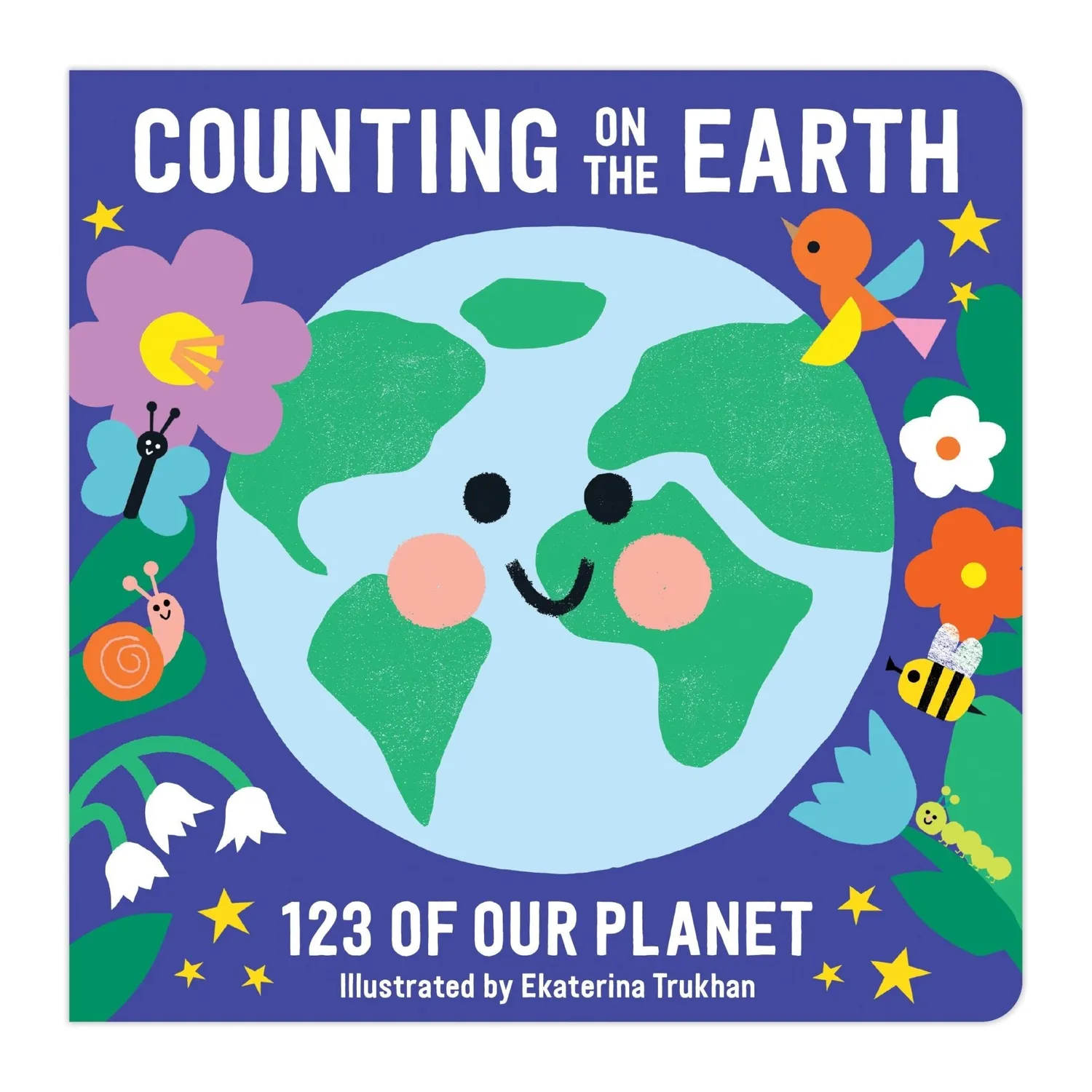 Mudpuppy Counting on the Earth carte cartonată 20 pagini