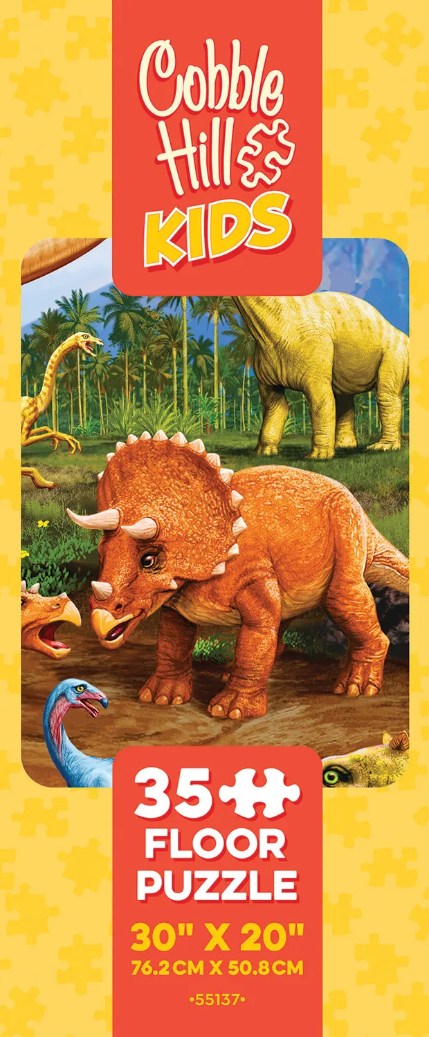 Cobble Hill Dinos puzzle podea 35 piese dinozauri