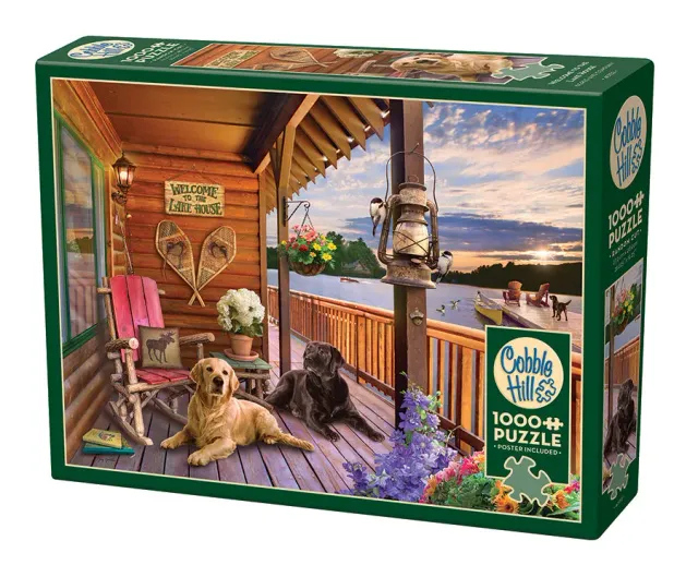 Cobble Hill Welcome to the Lake House puzzle 1000 piese lac