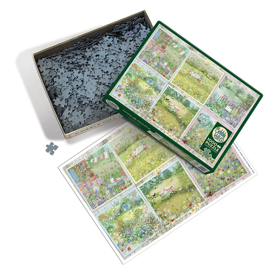 Cobble Hill Cottage Gardens puzzle 1000 piese grădini