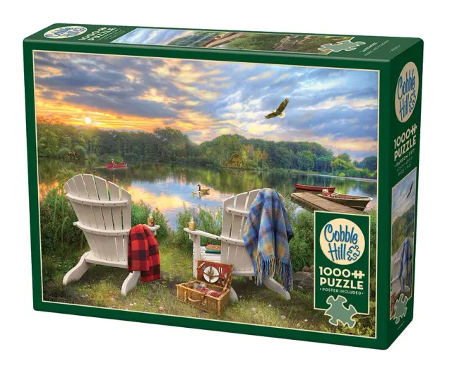 Cobble Hill Lakeshore 40063 puzzle 1000 piese apus