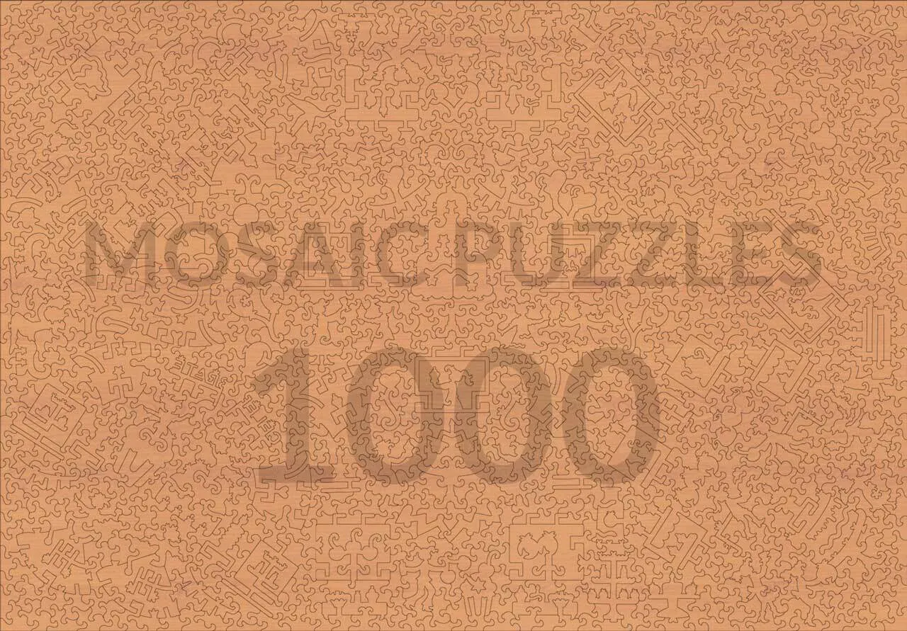 Mosaic Heritage 3D A Slice of Celebration puzzle lemn 1000 piese tort