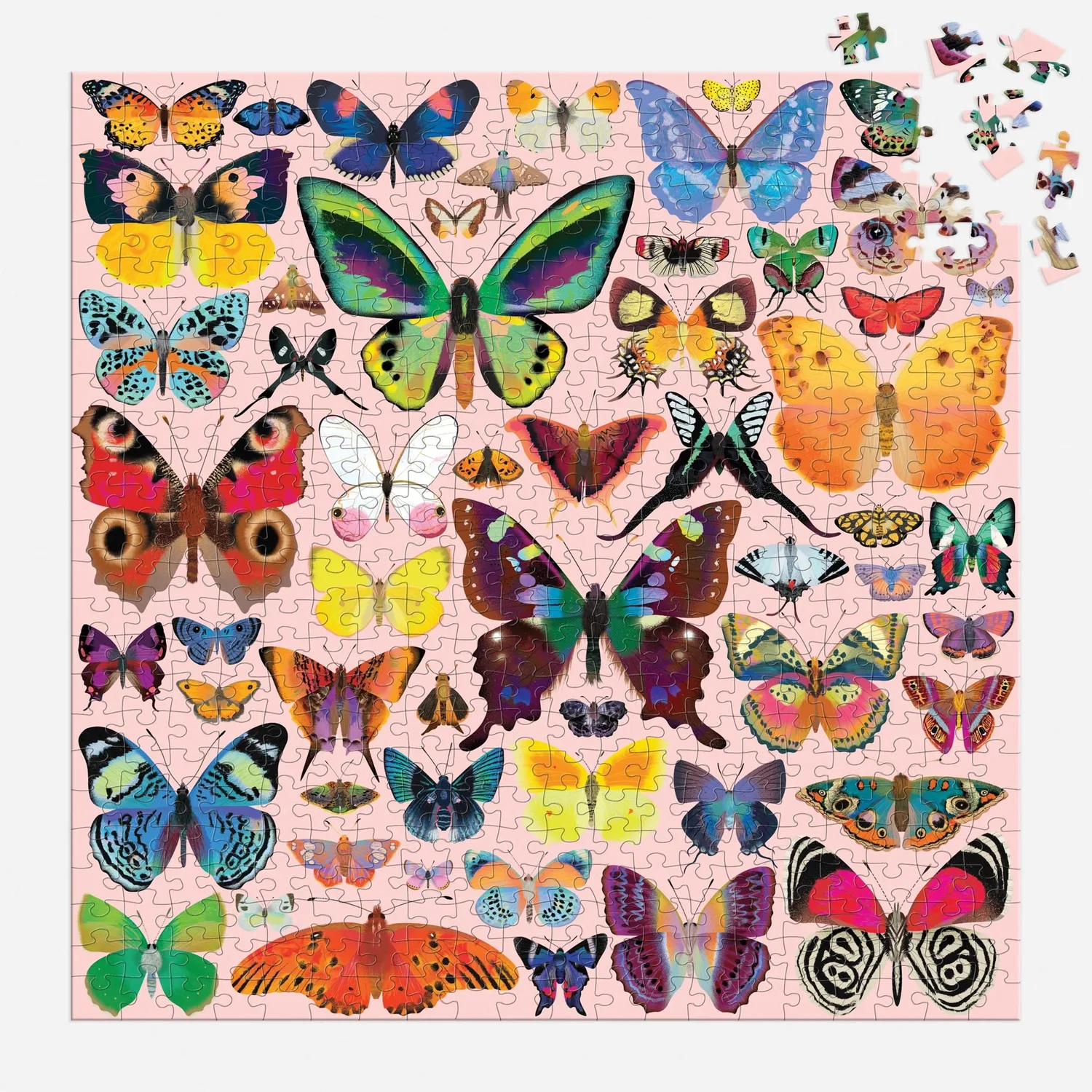 Mudpuppy Brilliant Butterflies puzzle 500 piese fluturi