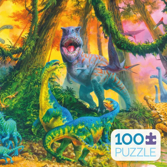 Ceaco Dinosaur Jungle puzzle 100 piese copii