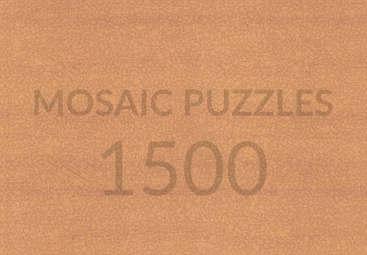 Mosaic Puzzles Ombre Bloom puzzle lemn 50 piese floral