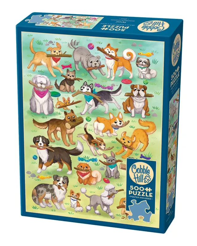 Cobble Hill Fetch puzzle 500 piese câini