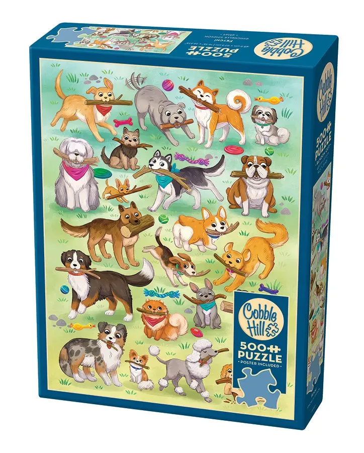 Cobble Hill Fetch puzzle 500 piese câini
