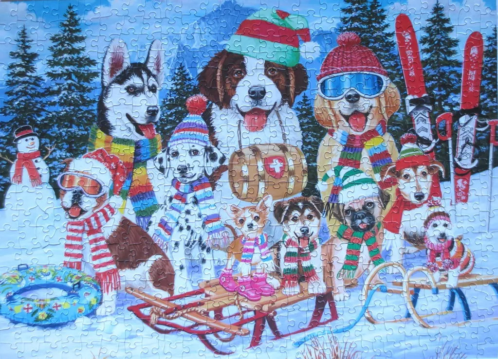 Cobble Hill Snow Day puzzle 500 piese iarna