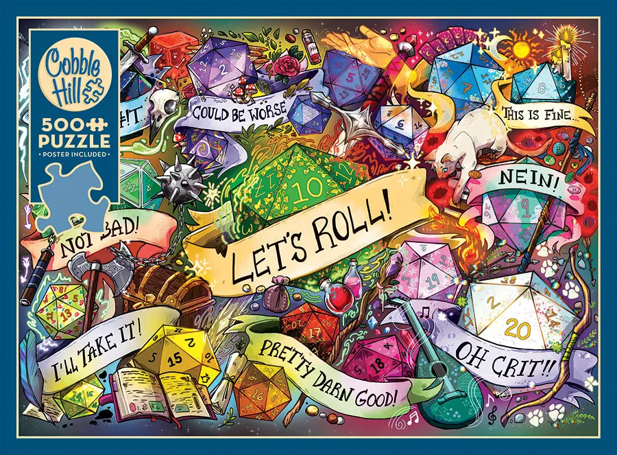 Cobble Hill Let's Roll 45163 puzzle 500 piese D20