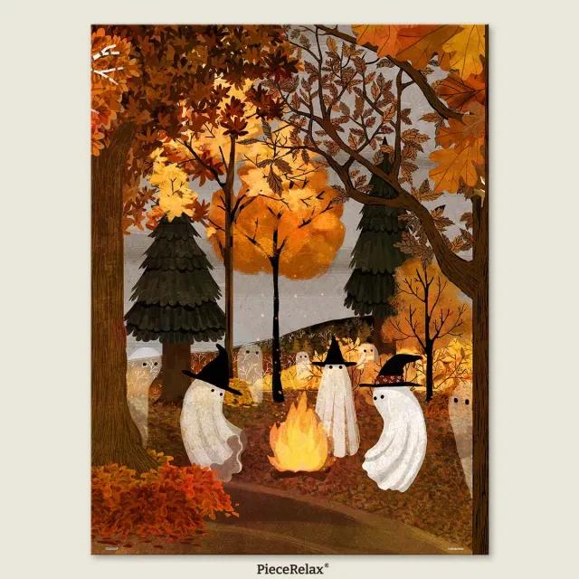 PieceRelax PieceClicks Autumn Bonfire U1031 puzzle 1008 piese toamna