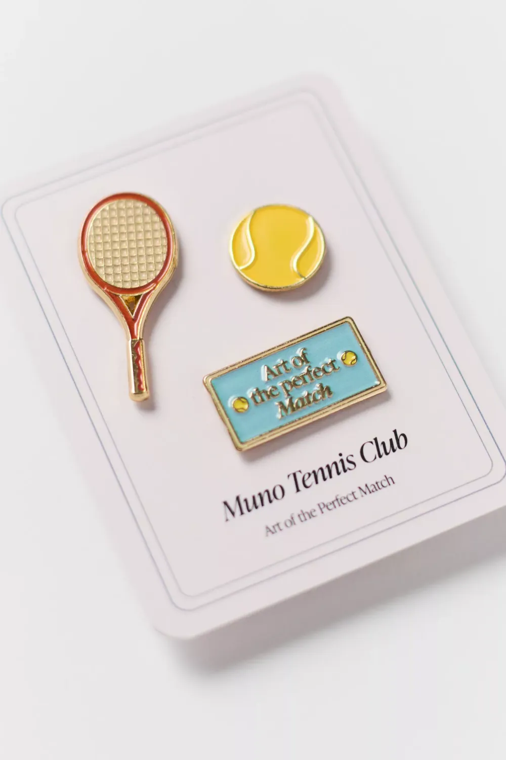 Muno Tennis Club Perfect Match set insigne 3 piese email