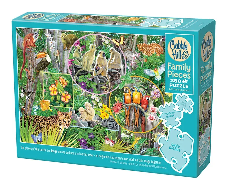 Cobble Hill Rainforest Magic puzzle 350 piese familie