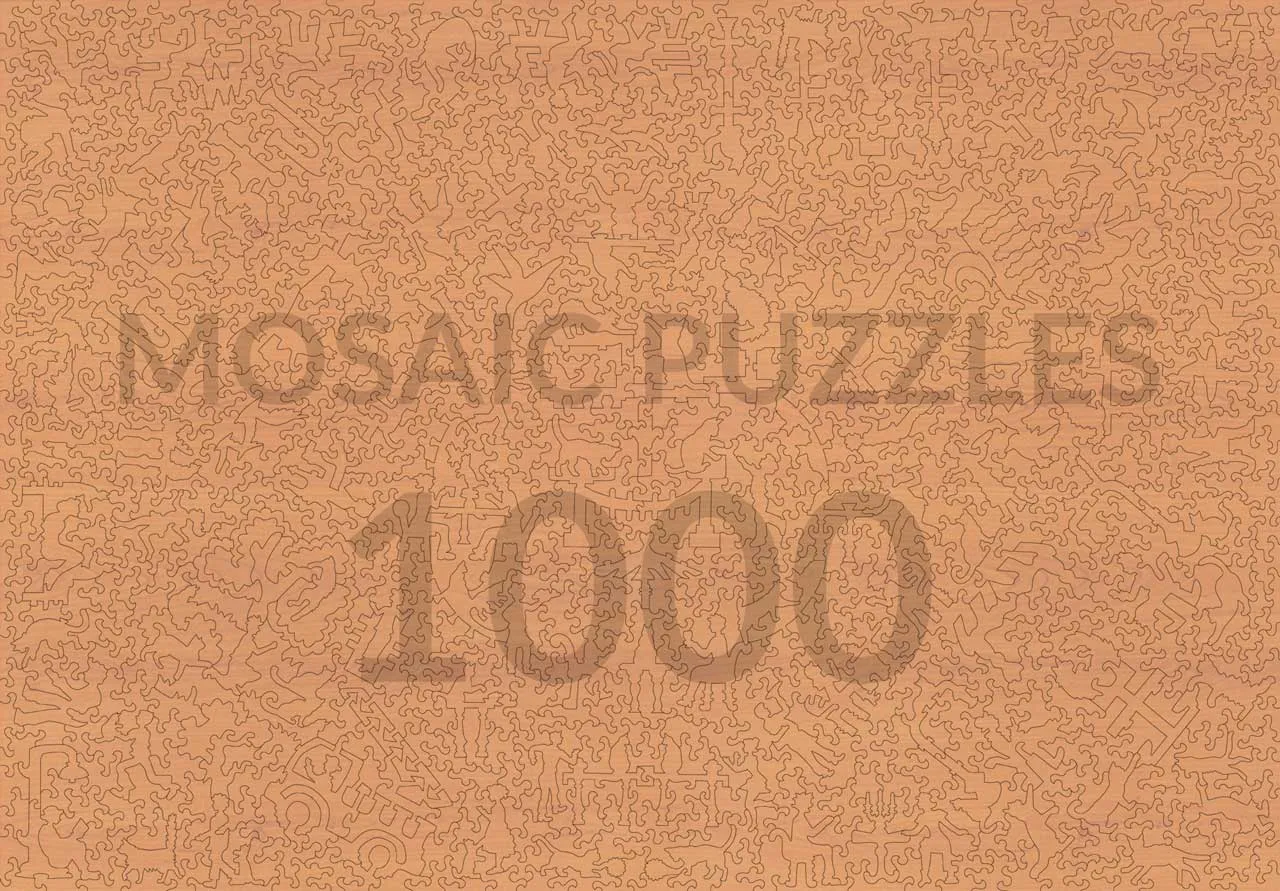 Mosaic Puzzles Kittens Tea Time puzzle lemn 250 piese