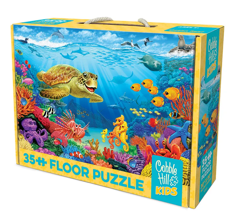 Cobble Hill Ocean Reef puzzle podea 35 piese copii
