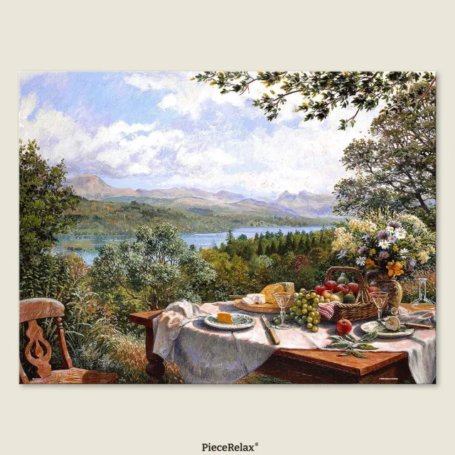 PieceRelax PieceClicks Summer Lunch Lake U1133 puzzle 1008 piese vara