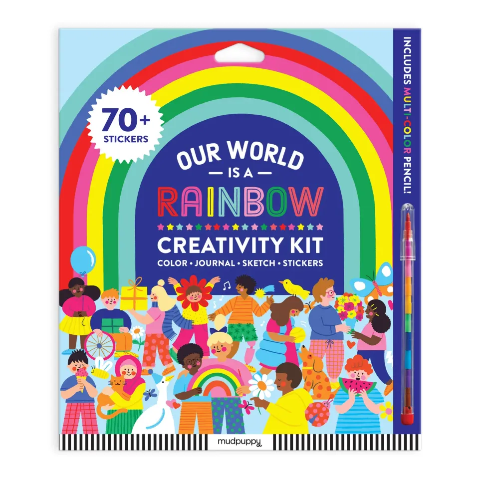Mudpuppy Our World is a Rainbow set creativitate curcubeu