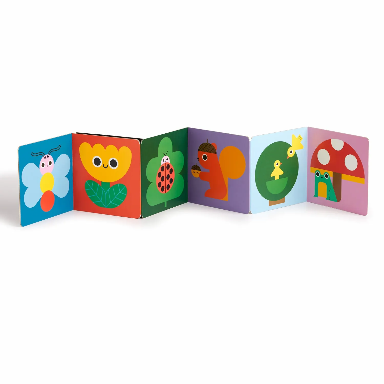 Mudpuppy Nature My Tummy Book carte bebeluși cu oglindă