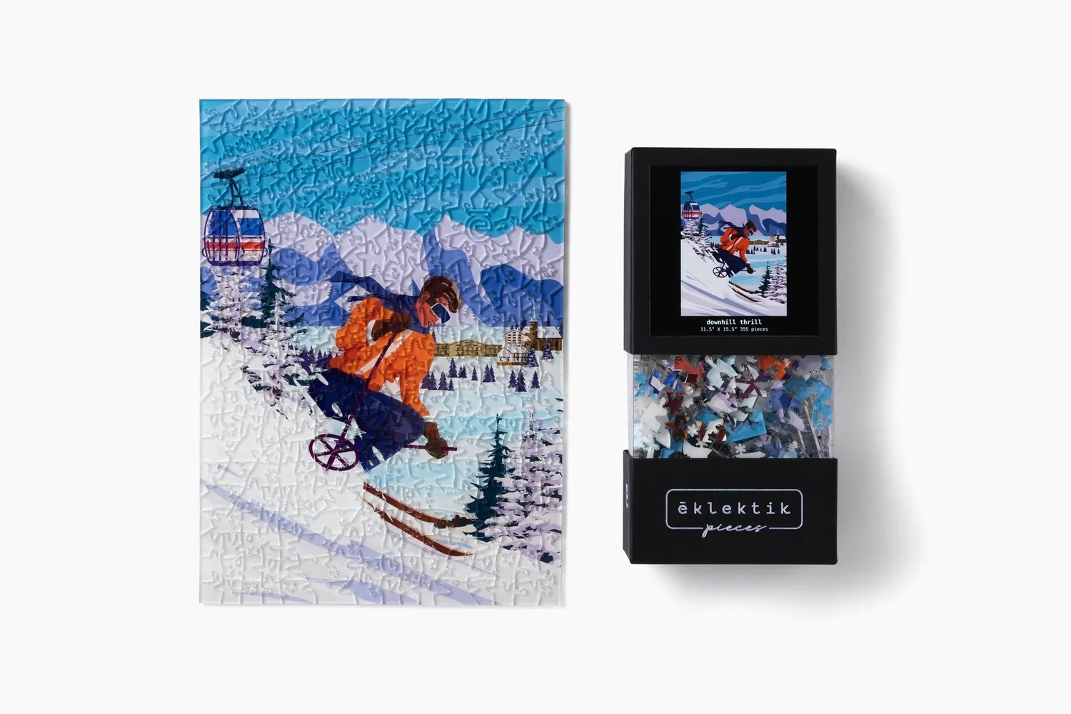 Eklektik Pieces Downhill Thrill puzzle 355 piese schi