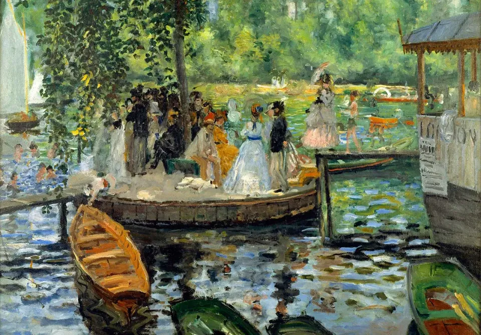 Mosaic Puzzles La Grenouillere by Renoir puzzle 1000 piese impresioni