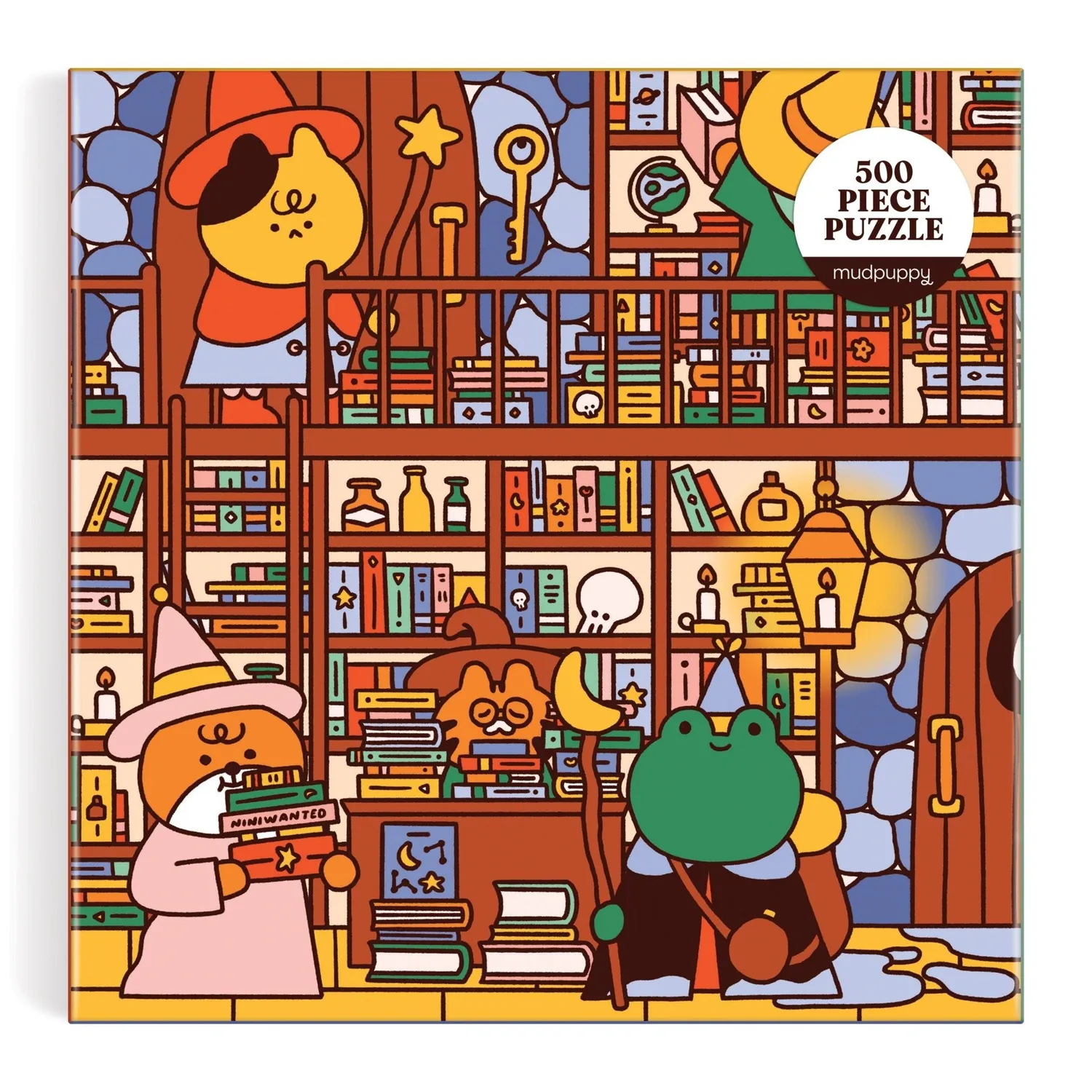 Mudpuppy The Wizard's Library puzzle 500 piese 51x51 cm