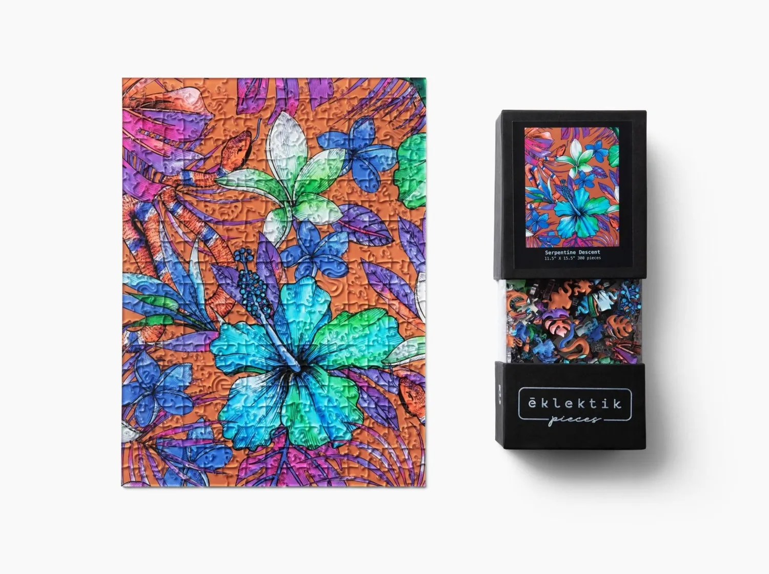 Eklektik Pieces Serpentine Descent puzzle 300 piese 29x39 cm