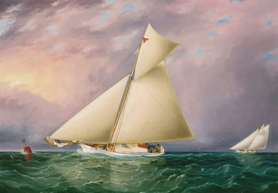 Mosaic Puzzles Yacht Race New York puzzle 500 piese marin