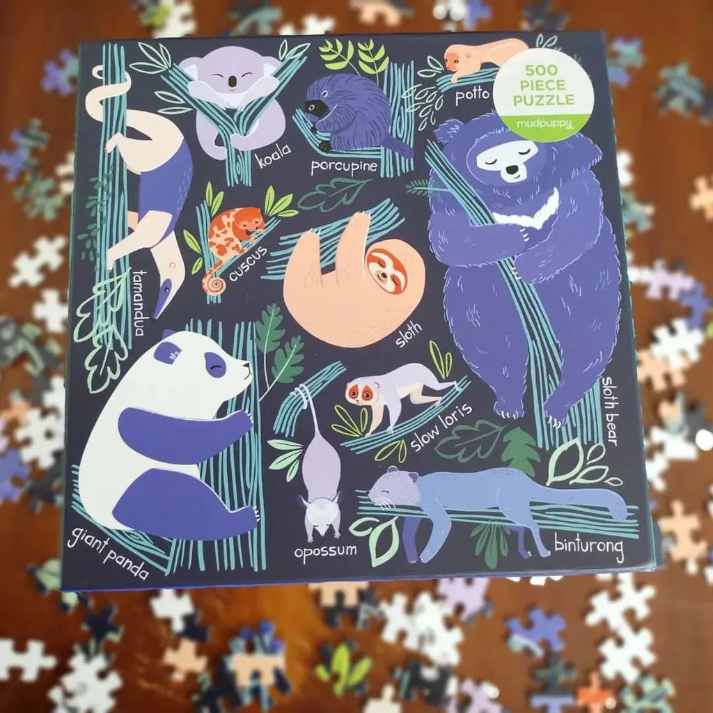 Mudpuppy Tree-dwelling Slowpokes puzzle 500 piese 51x51 cm
