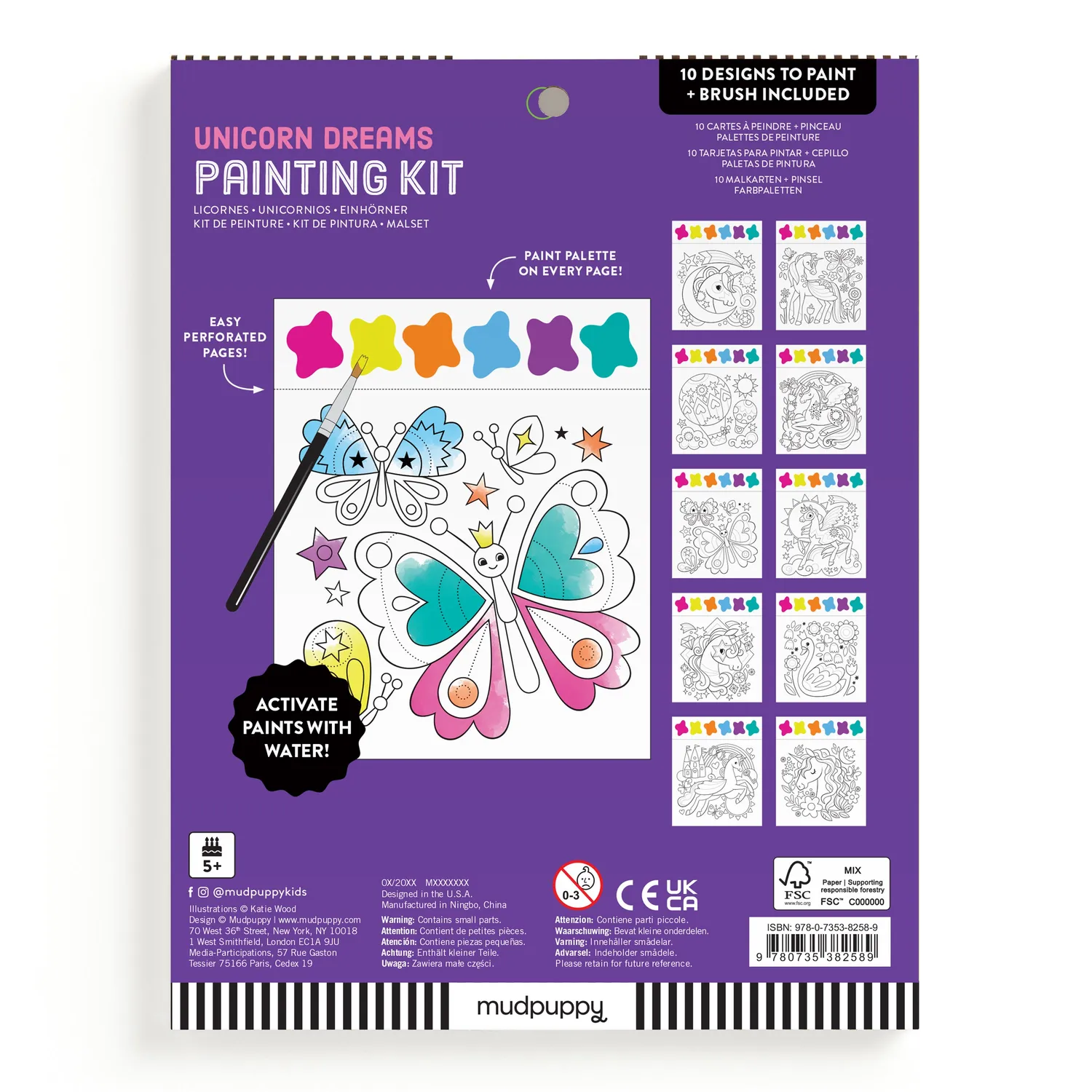 Mudpuppy Unicorn Dreams kit pictura 10 planse