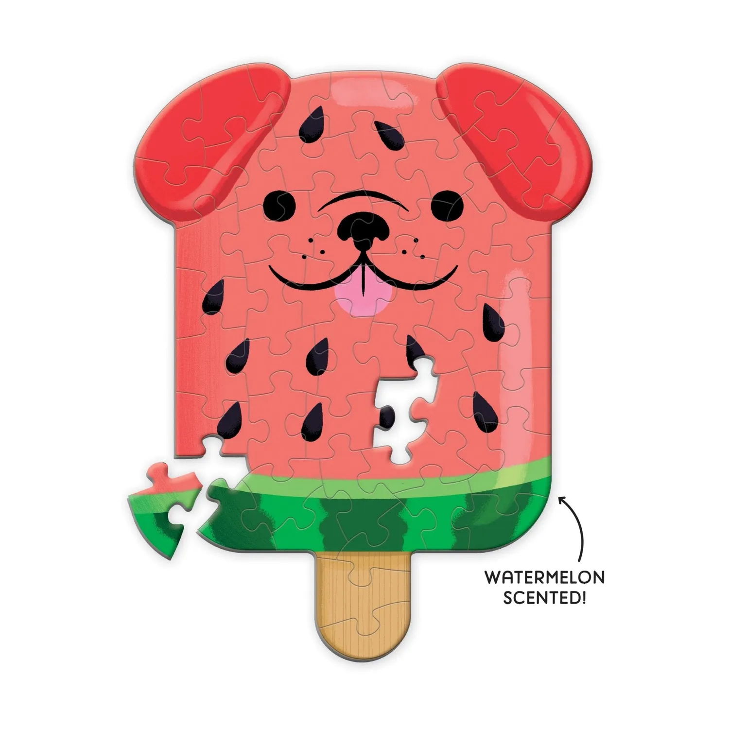 Mudpuppy Watermelon Pupsicle mini puzzle 48 piese parfumat
