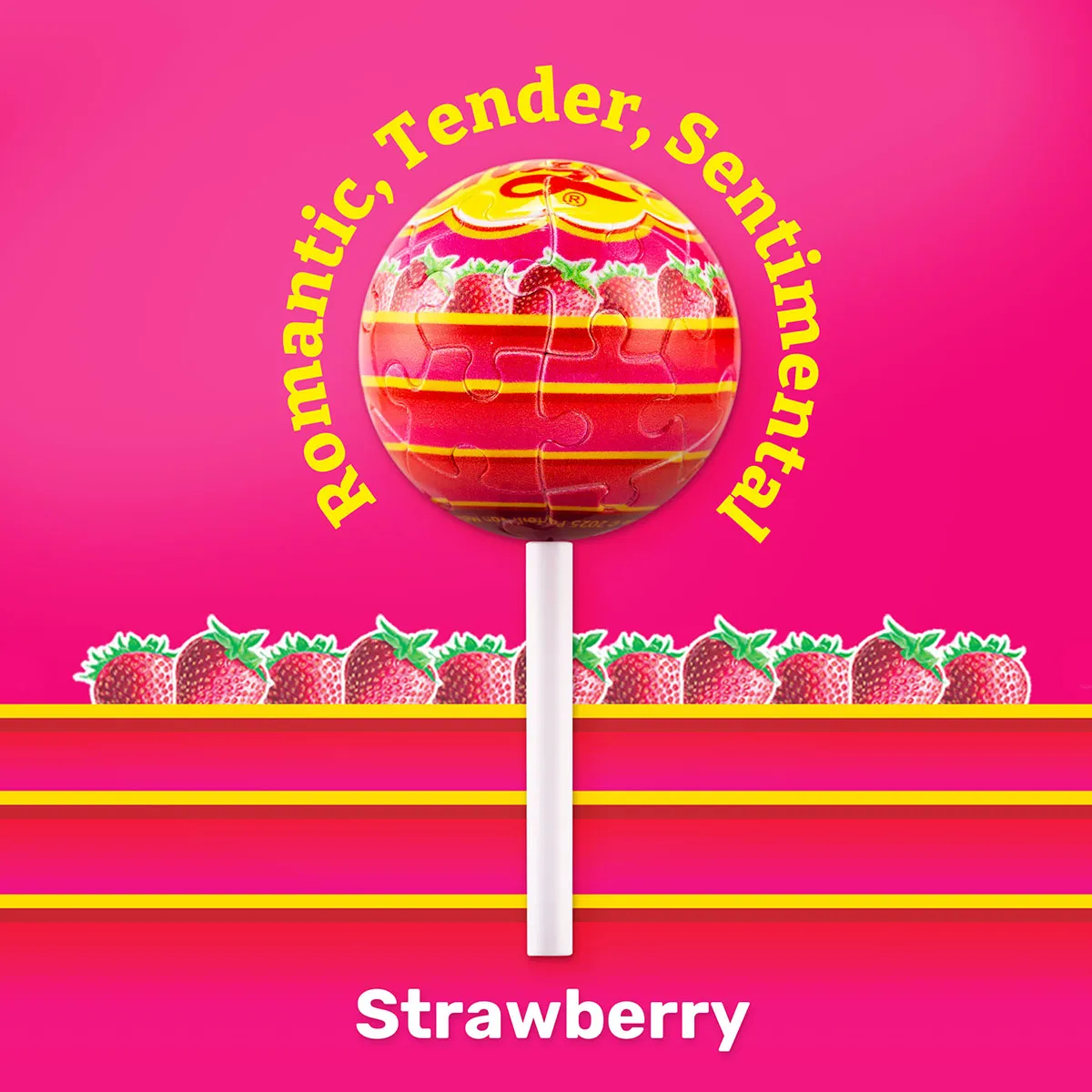 PieceRelax Chups My Flavor Strawberry A3891 breloc puzzle 3D