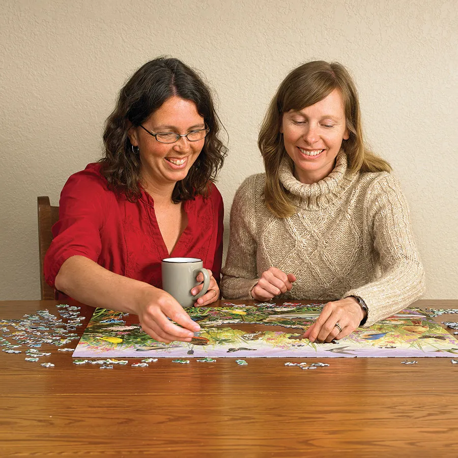 Cobble Hill Feathered Friends puzzle 1000 piese păsări