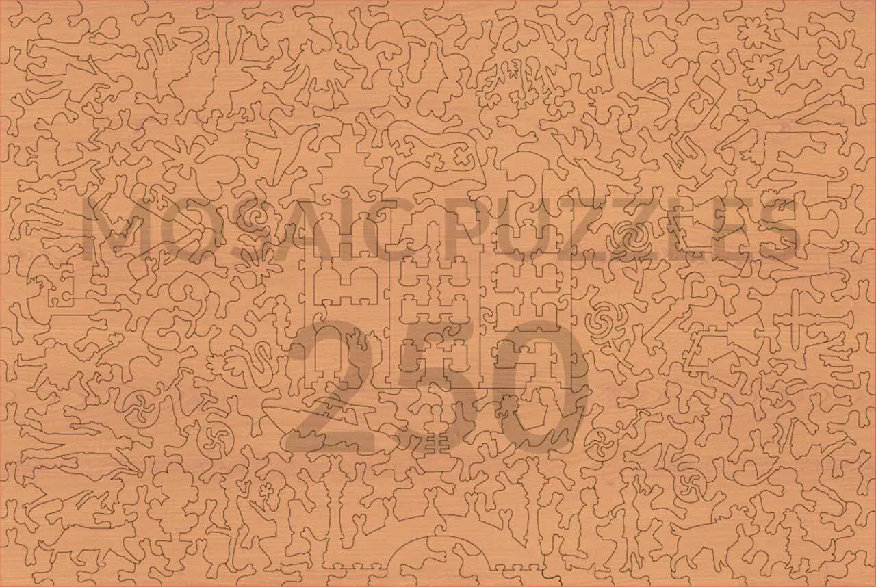 Mosaic Puzzles Love in Amsterdam puzzle lemn 500 piese