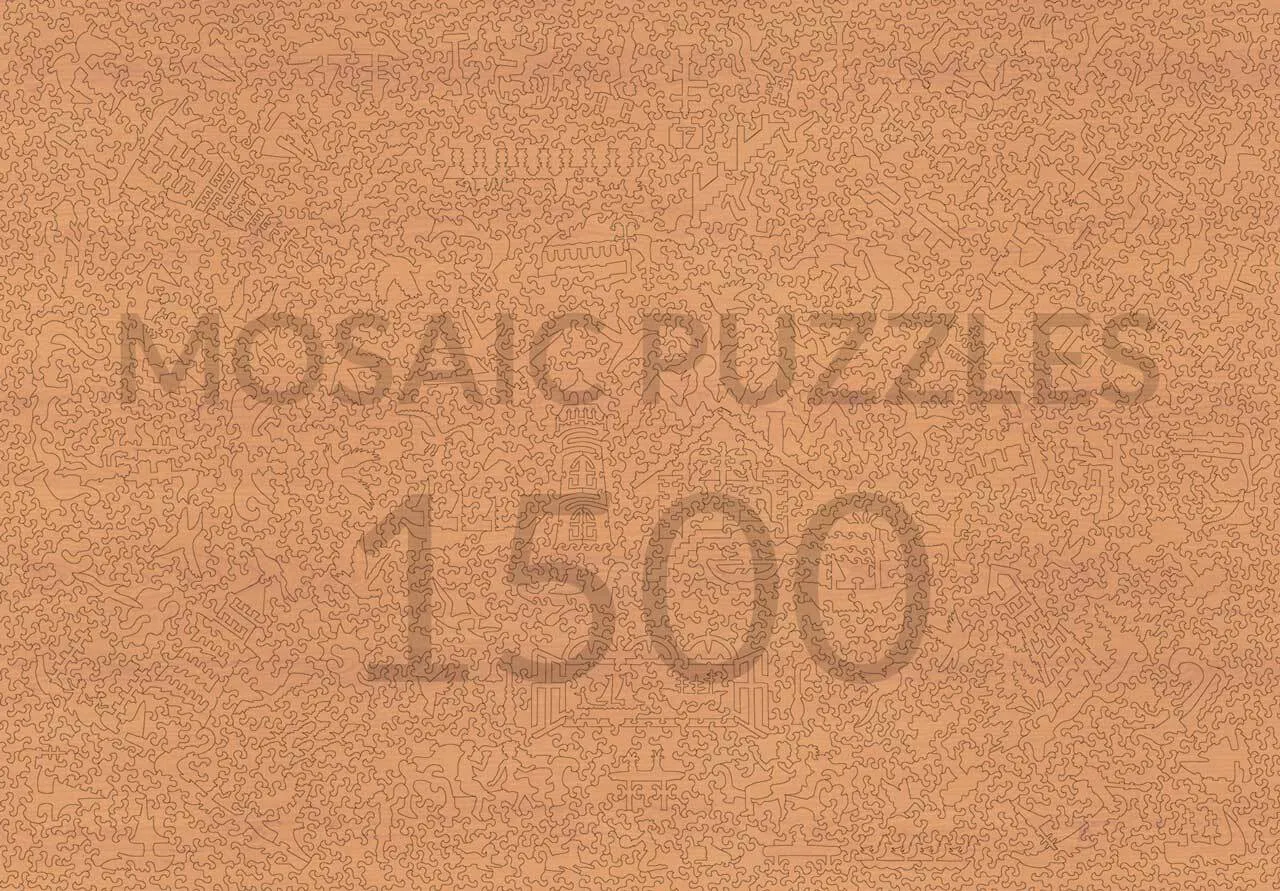 Mosaic Puzzles Coastal Getaway puzzle lemn 100 piese far